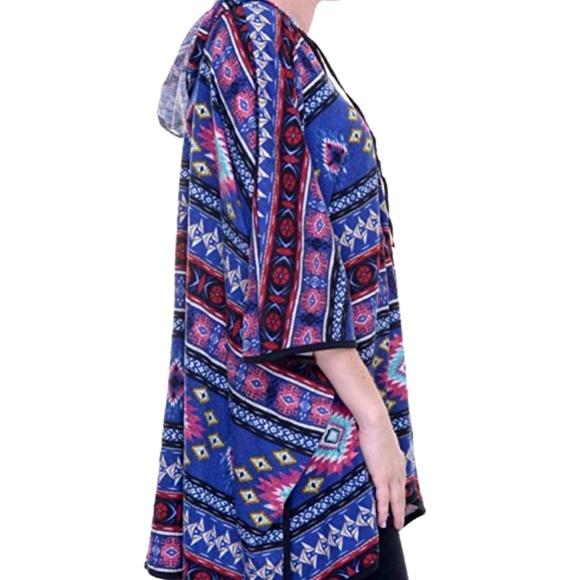 Poncho Hoodie - Picture 2 of 4